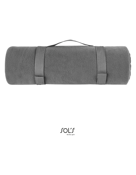 Koc Polarowy zwijany z nadrukiem lub haftem