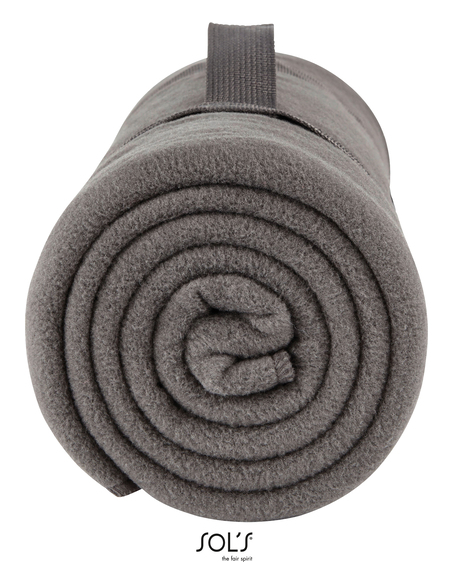 Koc Polarowy zwijany z nadrukiem lub haftem