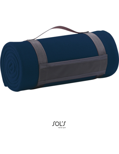 Koc Polarowy zwijany z nadrukiem lub haftem