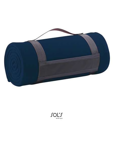 Koc Polarowy zwijany z nadrukiem lub haftem