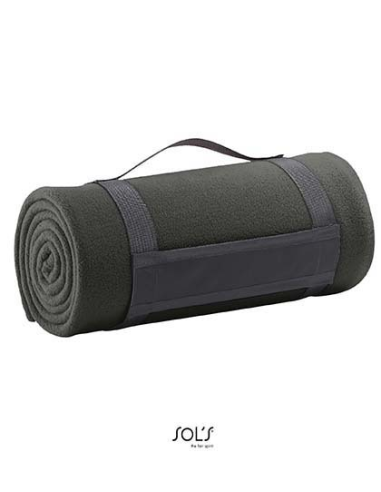 Koc Polarowy zwijany z nadrukiem lub haftem