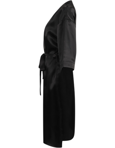 Satynowy szlafrok damski z nadrukiem lub haftem