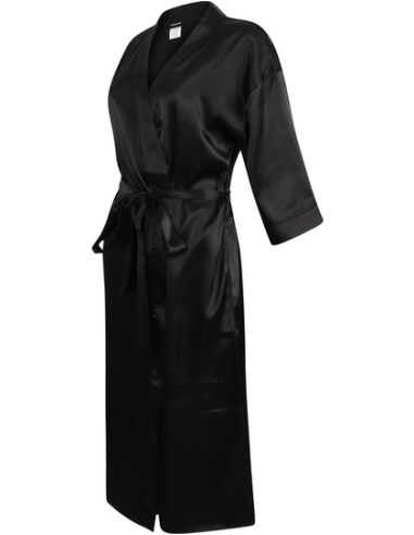 Satynowy szlafrok damski z nadrukiem lub haftem