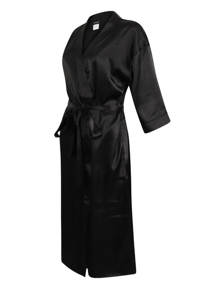 Satynowy szlafrok damski z nadrukiem lub haftem