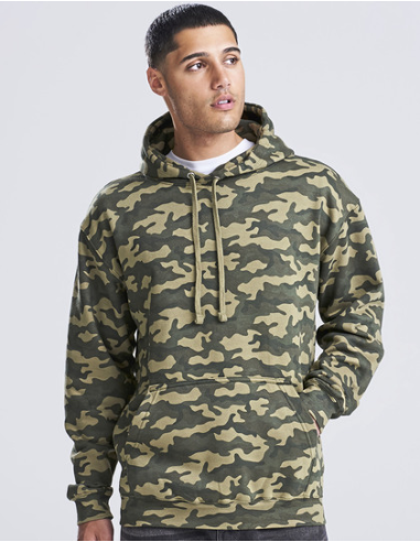 Bluza męska Camo Hoodie z nadrukiem lub haftem