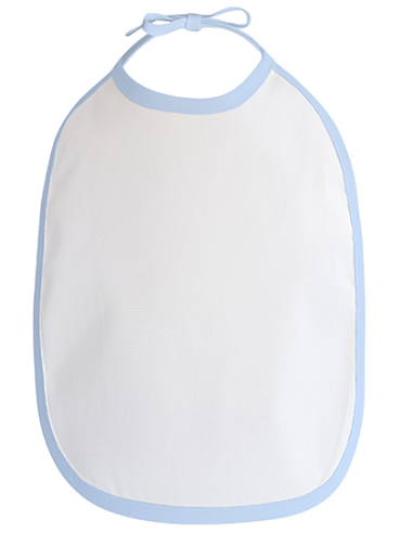 Śliniak wiązany z nadrukiem lub haftem