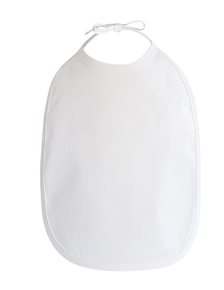 Śliniak wiązany z nadrukiem lub haftem