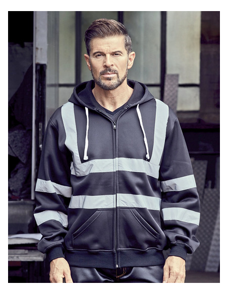 Odblaskowa bluza z kapturem YOKO z nadrukiem lub haftem