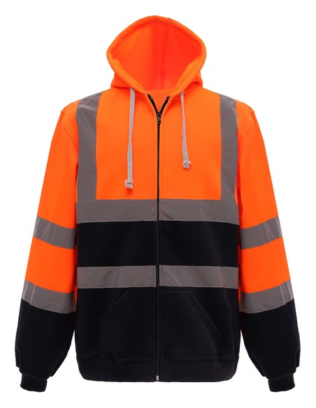 Odblaskowa bluza z kapturem YOKO z nadrukiem lub haftem