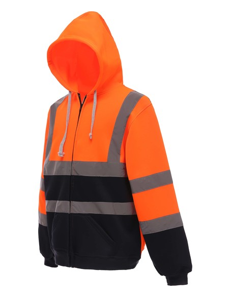 Odblaskowa bluza z kapturem YOKO z nadrukiem lub haftem