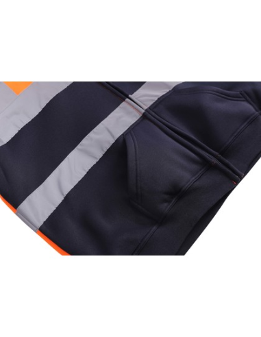 Odblaskowa bluza z kapturem YOKO z nadrukiem lub haftem