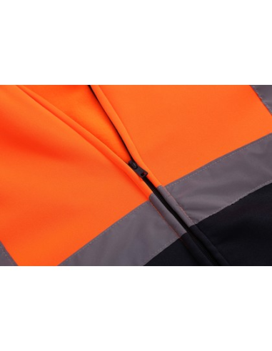 Odblaskowa bluza z kapturem YOKO z nadrukiem lub haftem