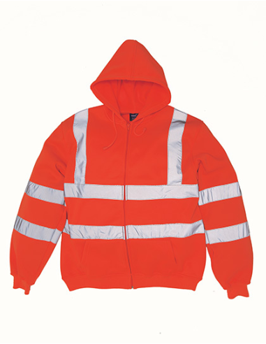 Odblaskowa bluza z kapturem YOKO z nadrukiem lub haftem