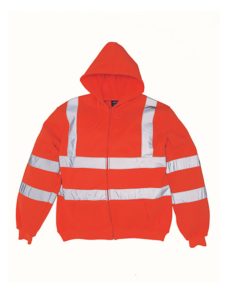 Odblaskowa bluza z kapturem YOKO z nadrukiem lub haftem