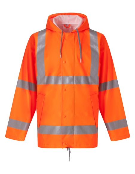 Wodoodporna kurtka odblaskowa z nadrukiem lub haftem