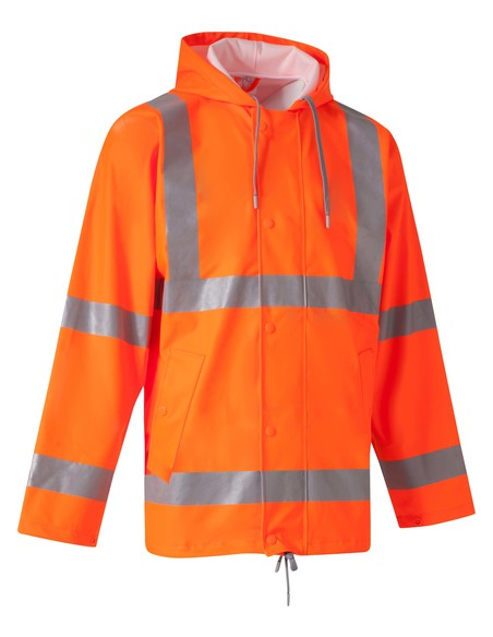 Wodoodporna kurtka odblaskowa z nadrukiem lub haftem