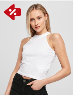 Damski top z nadrukiem lub haftem