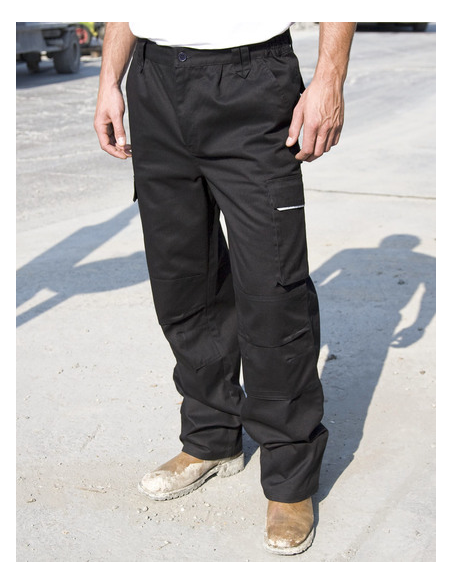 Wytrzymałe spodnie robocze 245 g 270 g BHP poliester