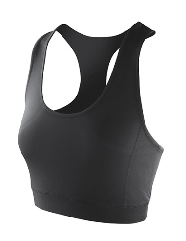 Damski crop top 200 g Poliester sportowy biustonosz