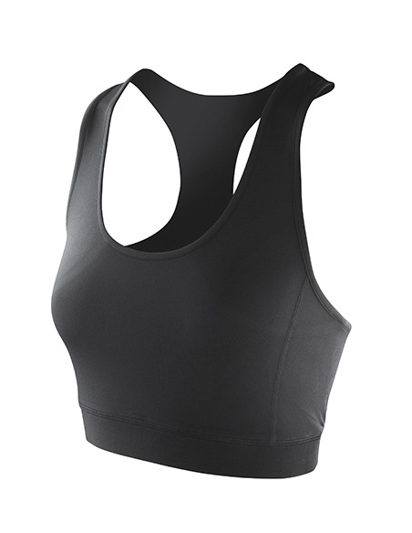 Damski crop top 200 g Poliester sportowy biustonosz