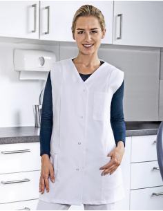 Damski kasak medyczny 215 g 82 cm bawełna poliester