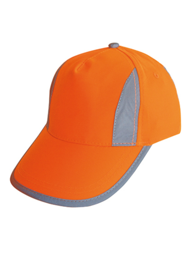 Czapka 120 g poliester dziecięca odblaskowa Kids Premium