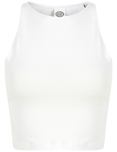 Top damski na 190 g bawełna sportowa ramiączkach Women