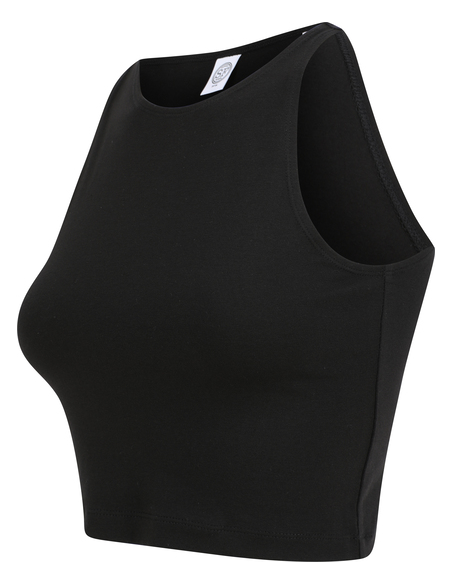 Top damski na 190 g bawełna sportowa ramiączkach Women