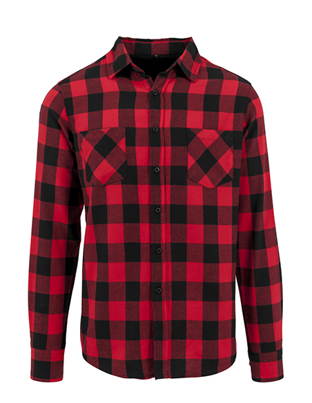 Koszula flanelowa kratę męska dla firm 120 g bawełna