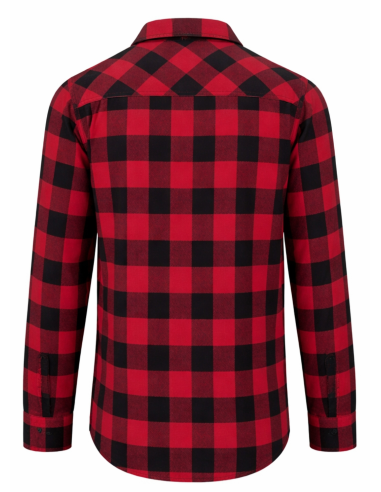 Koszula flanelowa kratę męska dla firm 120 g bawełna