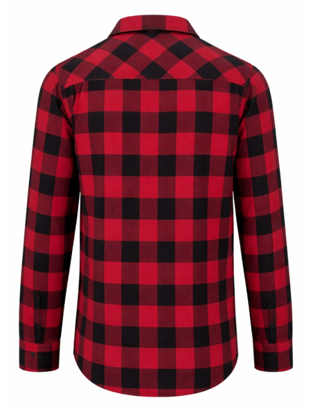 Koszula flanelowa kratę męska dla firm 120 g bawełna