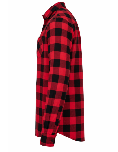 Koszula flanelowa kratę męska dla firm 120 g bawełna