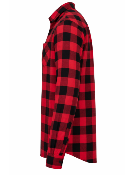 Koszula flanelowa kratę męska dla firm 120 g bawełna