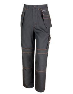 Spodnie robocze z kieszeniami i znakowaniem
