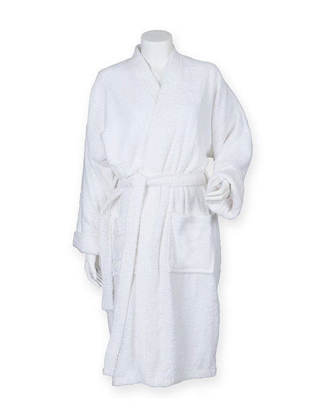Szlafrok bawełniany hotelowy 400 g bawełna unisex Kimono