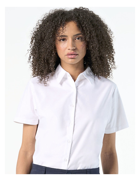 Damska koszula na 135 g 130 g bawełna krótki rękaw poliester