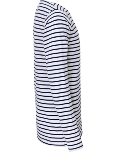 Męska bawełniana bluzka longsleeve paski dla firm 200 g