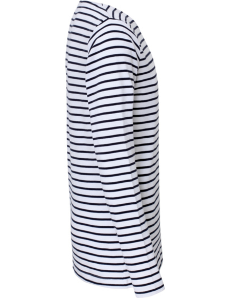 Męska bawełniana bluzka longsleeve paski dla firm 200 g