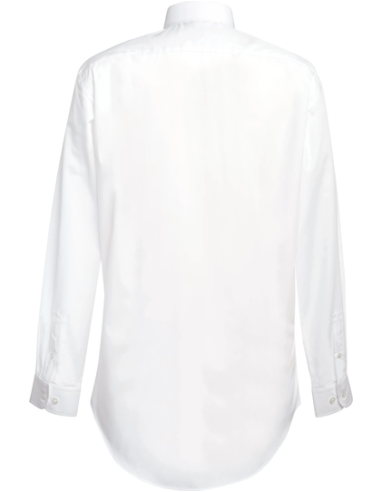 Koszula 115 g poliester bawełna męska długim rękawem biała