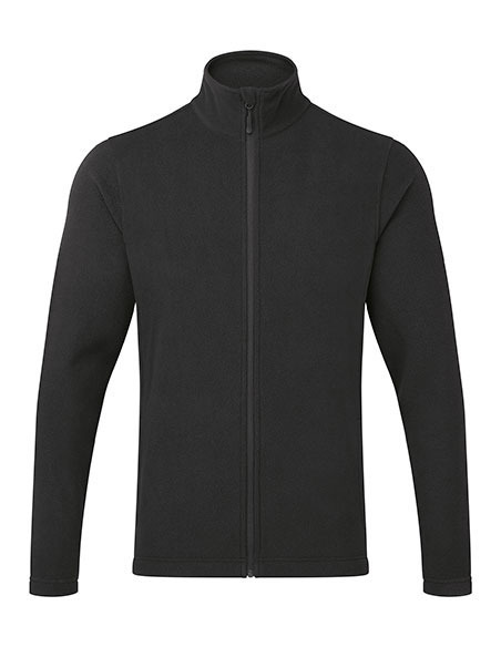 Męski Mikropolar z zamek błyskawiczny długim rękawem 200 g