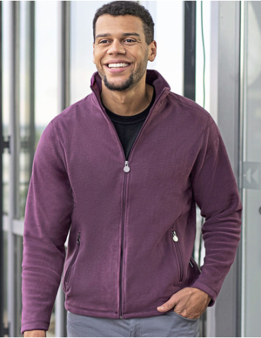 Polar 280 g poliester zamek błyskawiczny dla firm męski