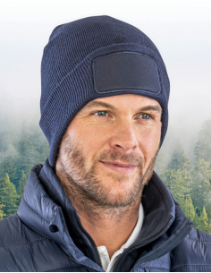 Ciepła czapka zimowa 21 x 22 cm 10 x 5 cm z nadrukiem 340 g