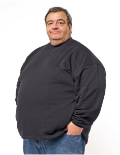 Bluza unisex 300 g bawełna poliester duże rozmiary plus