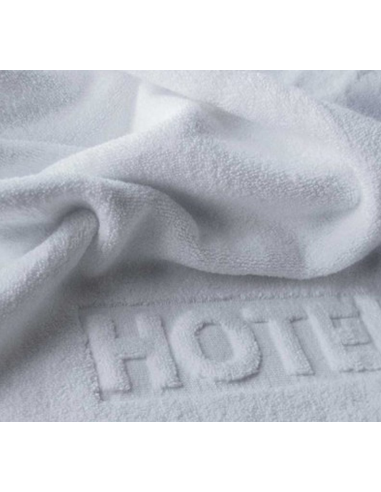 Ręcznik hotelowy BELLO 70x140 cm z napisem HOTEL bawełna 500 g/m² biały do hoteli SPA pensjonatu