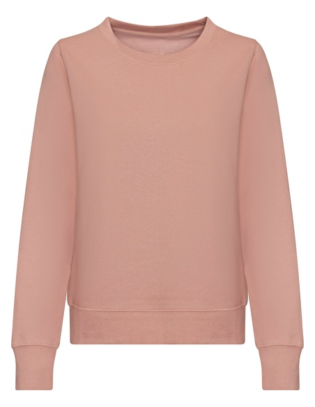 Bluza damska z okrągłym dekoltem i nadrukiem lub haftem